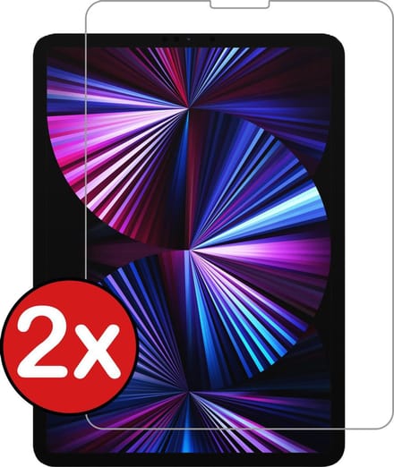 Screenprotector - 2 Stuks - Geschikt voor Apple iPad Pro (2020) - 12.9 inch - Extra Sterk - Beschermglas - Gehard Glas - Tempered Glass - Screen Protector