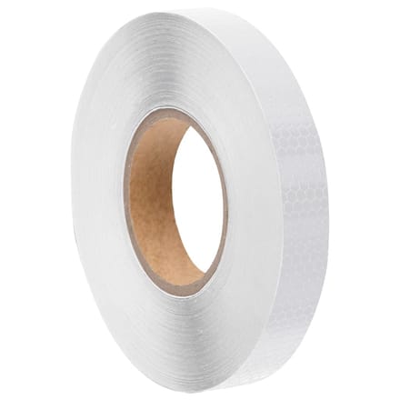 vidaXL - Reflecterende - tape - 2,5 - cm - x - 50 - m - PVC - wit