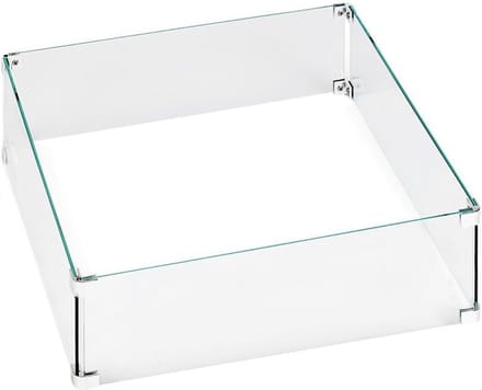 GoFire Glasombouw vierkant 42,5 x 42,5 cm | voor