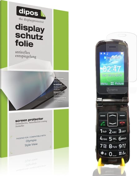 dipos – 4x Matte Beschermfolie geschikt voor Olympia Style View | Krasbestendige & antireflecterende Screenprotector Ultra-Thin