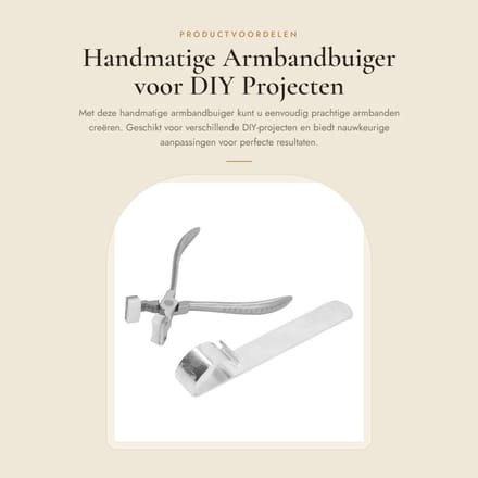 Dailygoods - Handmatige Armbandbuiger voor DIY Projecten