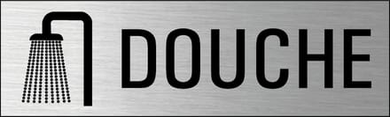 Douche deurbordje met zelfklevende strip