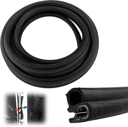 Allecto Plus - Rubberen Afsluitrand 6m voor Universele Waterdichte Auto Deurrubbers - Boten Auto's Campers Voertuigafdichting