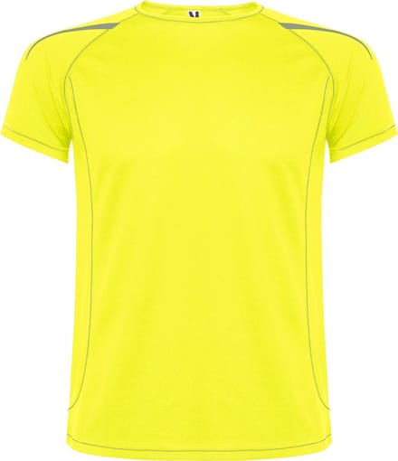 Sportshirt unisex Sepang merk Roly maat M Geel