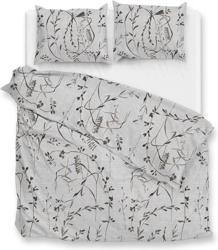 Zohome Zane Dekbedovertrek - Tweepersoons - 200x200/220 cm - Grey