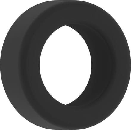 Sono No.39 Penis Cock Ring Zeer Flexibel en Extra Dik - Zwart