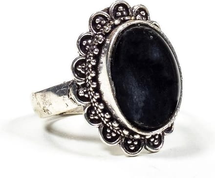 Ring met zwarte Toermalijn