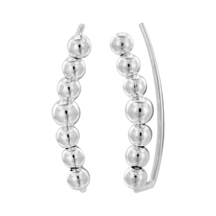 WeLoveSilver - Zilveren ear climber - 925 sterling - Minimalistisch