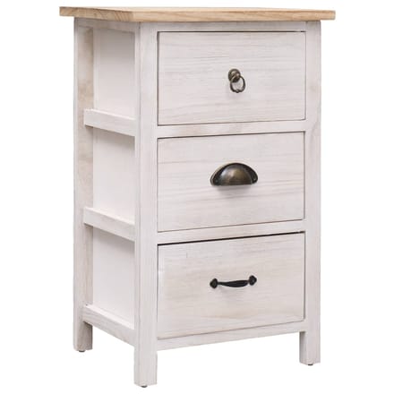 vidaXL - Bijzetkast - 35x25x57 - cm - paulowniahout