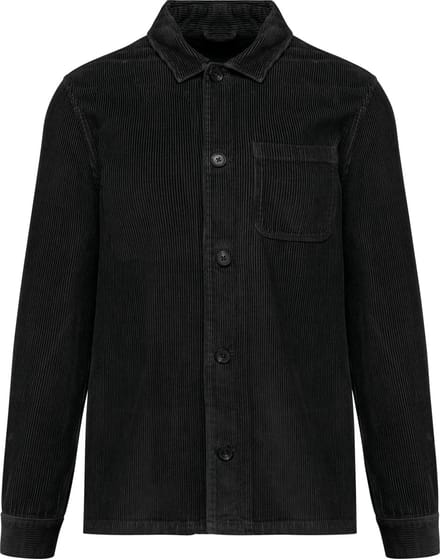Native Spirit Ecologisch ribfluweel herenjasje NS603 - Washed black - S