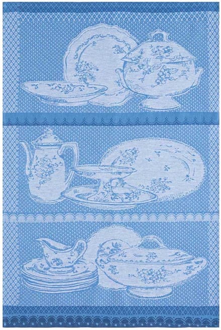 Coucke - VAISSELLES ANCIENNES - Theedoek van katoenen jacquard