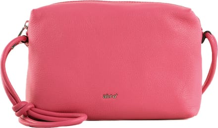 abro Schoudertas Leather Dalia Crossbody Bag Knotted Big Pink Roze