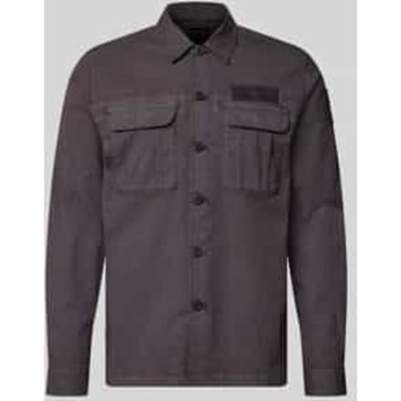 Regular Fit vrijetijdsoverhemd met borstzakken model 'cavalry'