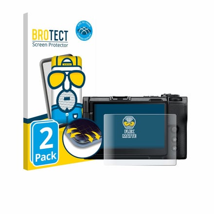 BROTECT - Screenprotector voor Nikon ZR - Folie Beschermfolie matte volledig dekking 2 Stuks