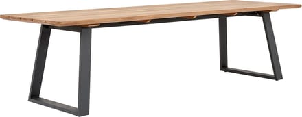 Suns Tomar teak tuintafel 280 x 100 cm. - Matt royal grey