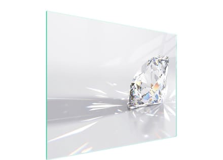 TMK ArtDeko - Snijplank - Glas - 52x40 cm - Diament