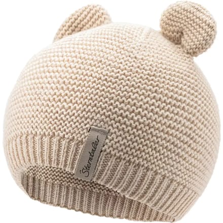 Gebreide muts met oortjes voor baby Sterntaler