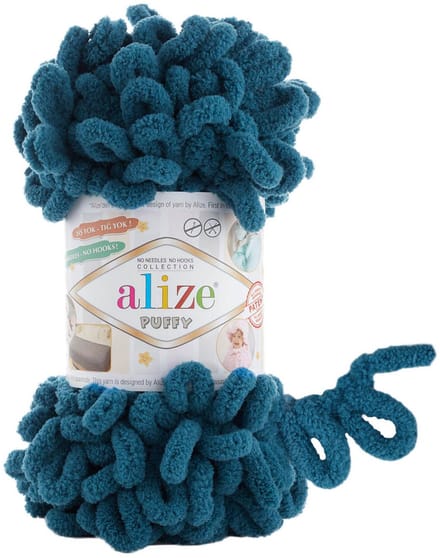 Alize Puffy 646 Petrol Pakket 5 bollen 100 Gram