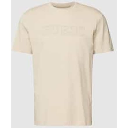T-shirt met labelprint, model 'ALPHY'