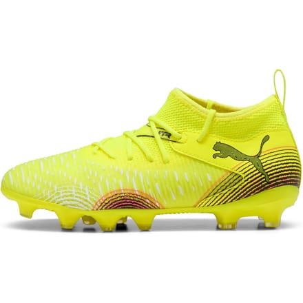 PUMA FUTURE 8 MATCH FG/AG Jr Unisex Sportschoenen - Yellow Alert-PUMA Black-Sun Struck - Maat 36