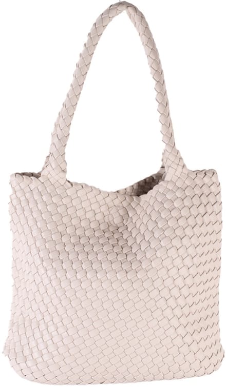 Giuliano kunstlederen handtas Vella - Gevlochten - Dames - Beige