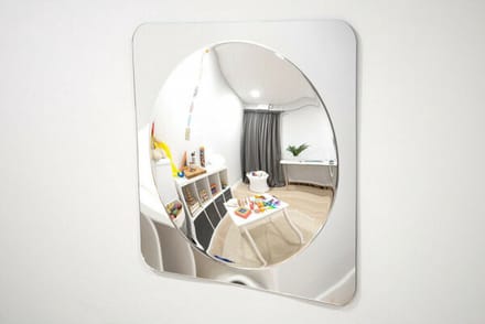 Acryl Spiegelpaneel met Koepel – Educatief Spiegelspel voor Kinderen 490 mm