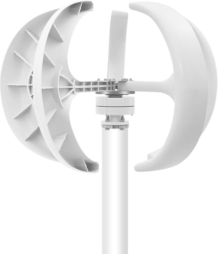 Windturbine Kit - Energie Generator - Stroom Opwekking - IP67 Controller - 90x60x60 cm - Wit
