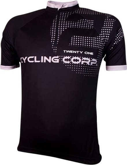 Wielershirt 21 Virages Cycling Corp zwart M