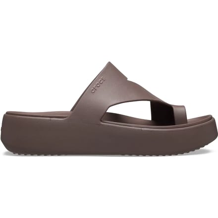 Crocs Getaway Platform Toe Loop Slippers Bruin EU 37-38 Vrouw