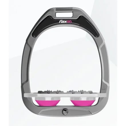 Platte Ultra Grip Aluminium/Grijs/Roze Beugels Flex-On Green Composite