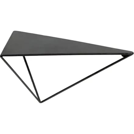 Duraline Wandplank Driehoek Mat Zwart 26x15x12,5cm