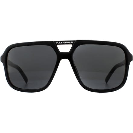 Dolce & Gabbana Zonnebril DG4354 501/87 Zwart Grijs Verloop