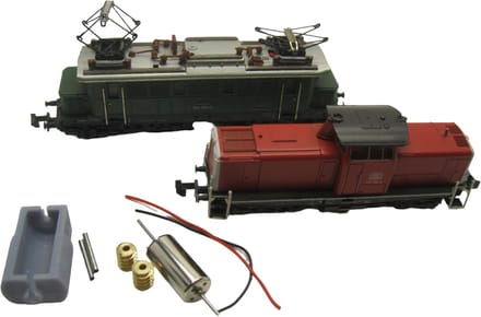 micromotor NM025G N motor ombouwset voor Minitrix V100/BR 212 Oude model, E 44, BR 144