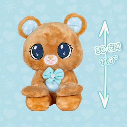 PeekaPets beertje dat kiekeboe doet - Wit Elektroniche knuffels Interactieve knuffels