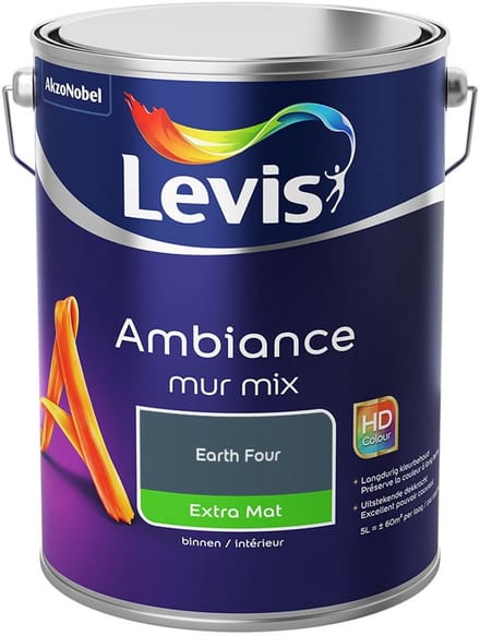 Levis - Ambiance Mur Extra Mat Mix - Earth Four - Mengverf - 5 L