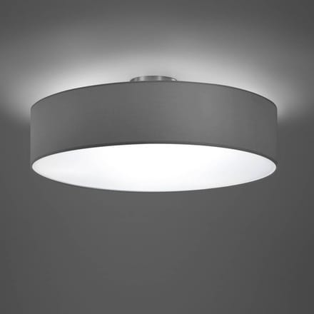 Trio Lighting Plafondlamp Hotel, mat nikkel/grijs, Ø 50 cm