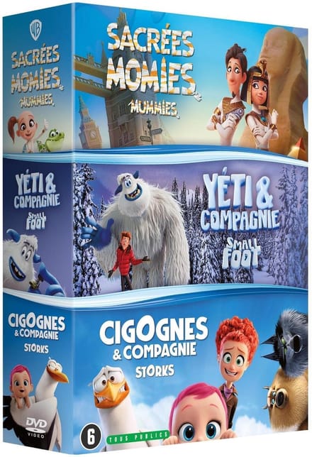 Mummies + Smallfoot + Storks (DVD)