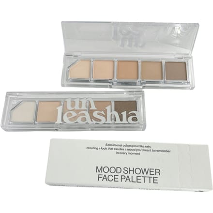 Unleashia, Mood Shower Oogschaduwpalet, Nee. 3 nude douche, 4g white