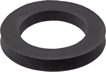 Afdichting voor gootsteen - Afvoerring Rubber - Lekkages Voorkomen - Gestructureerde Afwerking - 110 mm diameter - Transparant