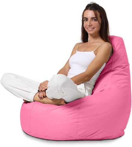 Xoft Living - Teardrop Zitzak - Roze - Waterafstotend