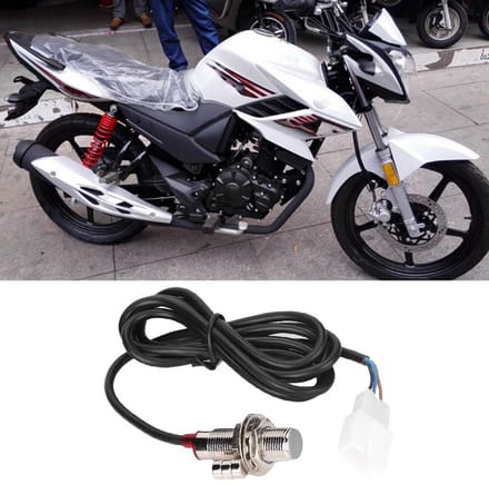 Universele Snelheidsensor Kabel voor Digitale Motorfiets Kilometerteller met 3 Magneten