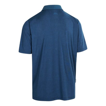 Trespass Heren Gedding Poloshirt (Donker pauwmarmer)