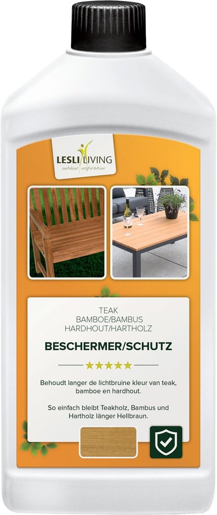 Teak & Hardhout beschermer lichtbruin 1 liter