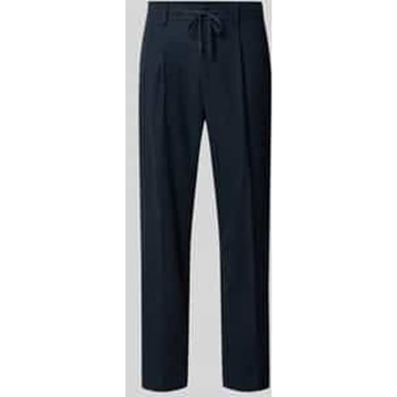 Tapered broek van wol, model 'LEROY'