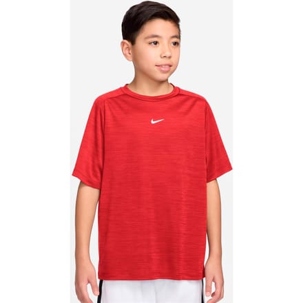 Nike Dri-FIT Multi Heather T-shirt Kinderen-donkerrood