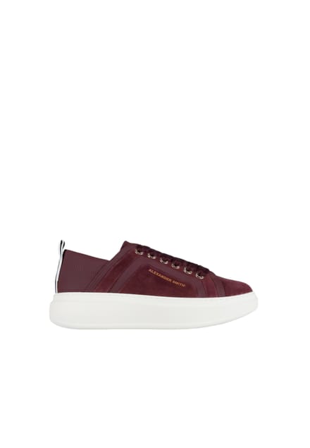 asbcwnw-0104-bdx Alexander Smith Vrouwen leren Bordeaux