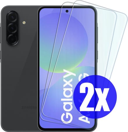 Screenprotector geschikt voor Samsung A36 - Gehard Glas - Tempered Glass Armor Screen Cover - 2 Stuks