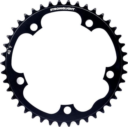Stronglight kettingblad S Race Dural (steek 130mm) 42T 9/10v zwart