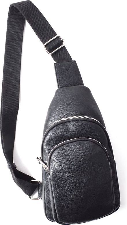 Kunstlederen crossbody Robin - zwart