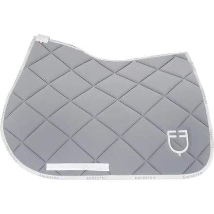 Technisch stoffen springzadeldoek met logo voor paard Equestro